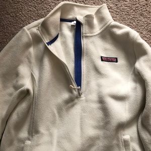 Vineyard Vines White Fleece